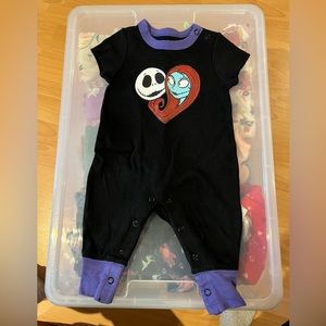 Nightmare before Christmas - Jack & Sally - 3-6mth onesie - Disney baby